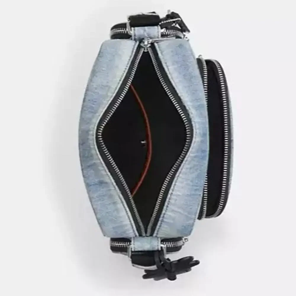 Coach Fletcher Crossbody Bag In Loved Signature Denim CEA06